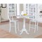 International Concepts Round 42, Round Pedestal Bar Height Table with 2 Bar Height Stools, White, 42 W, 42 L, 41.5 in H K08-42DPT-S6133-2 - alternate 6